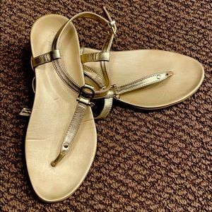 Sperry gold sandals women’s size 8, GUC